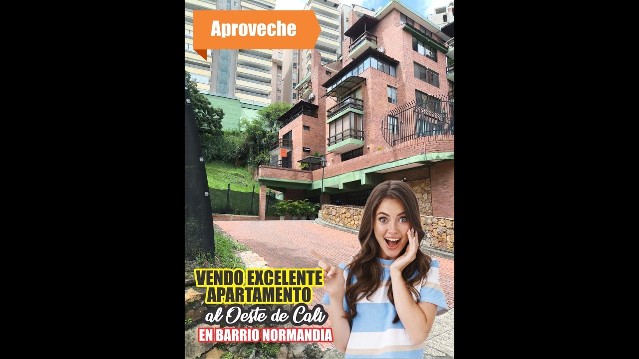 VENDO EXCELENTE APARTAMENTO AMPLIO EN BARRIO NORMANDIA AL OESTE DE CALI