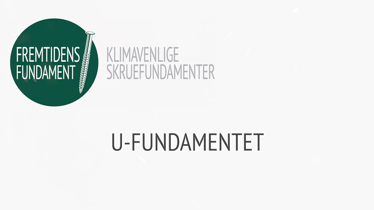U-fundamentet - Lodret byggeri