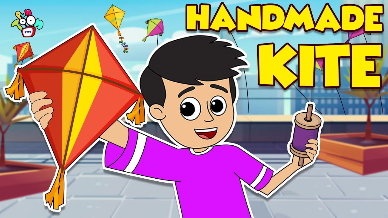 Handmade Kites | Makar Sankranti | Animated Stories | English Cartoon | Moral Stories | PunToon Kids
