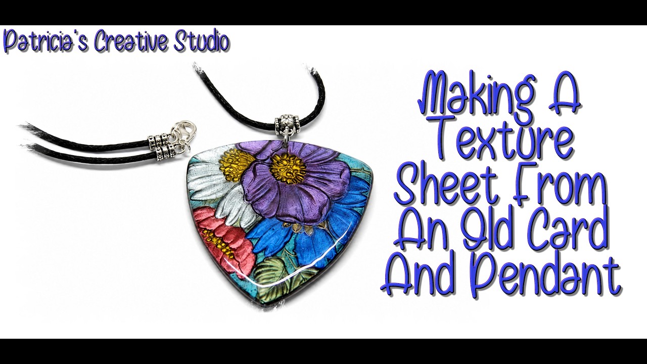 Making A Texture Sheet And A Pendant Using Perfect Pearls