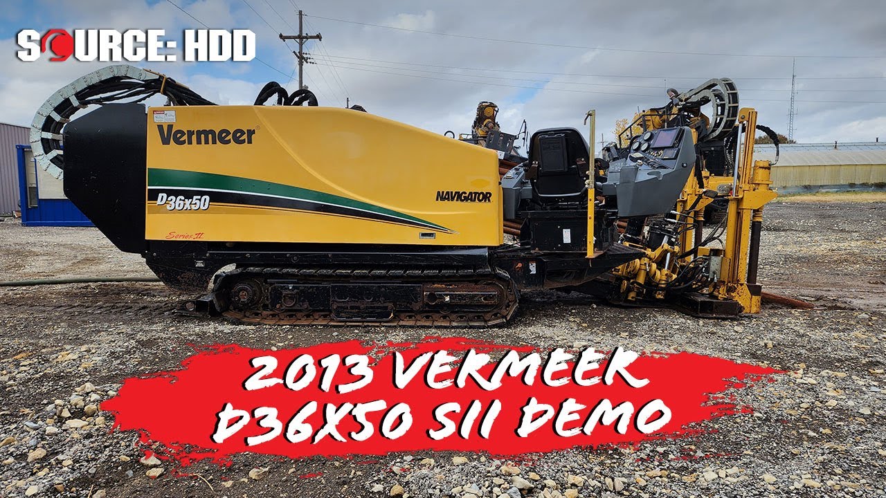 2013 Vermeer D36x50 Series II drill demo | SOURCE: HDD