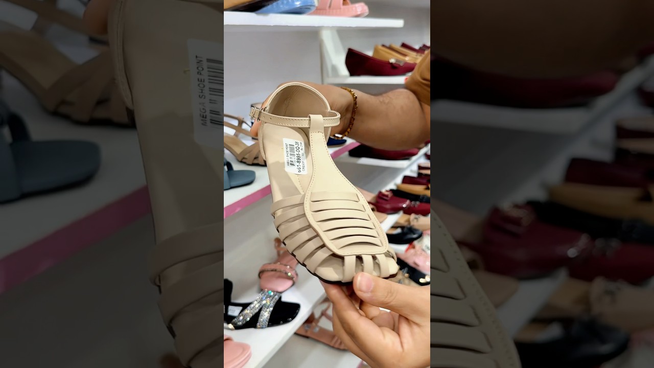 Elegant Ladies Flat Sandal | New Eid Collection | Mega Shoes Point