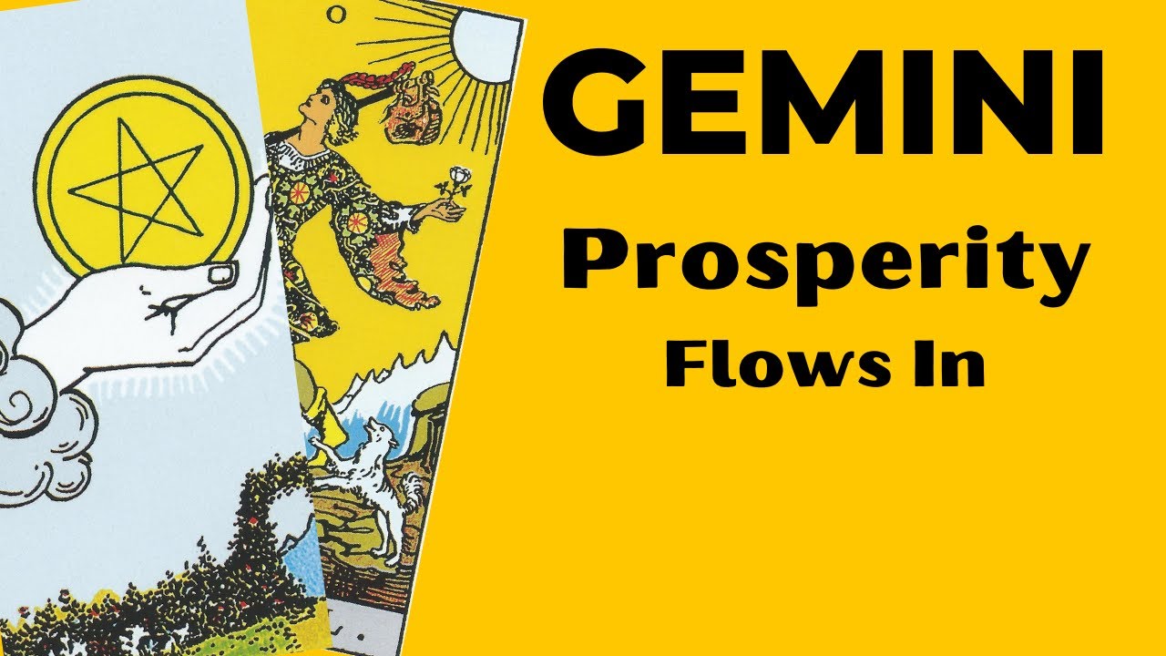 Gemini Good Luck Turns in Your Favor Prosperity Flows In! 💛 July Monthly Tarot
