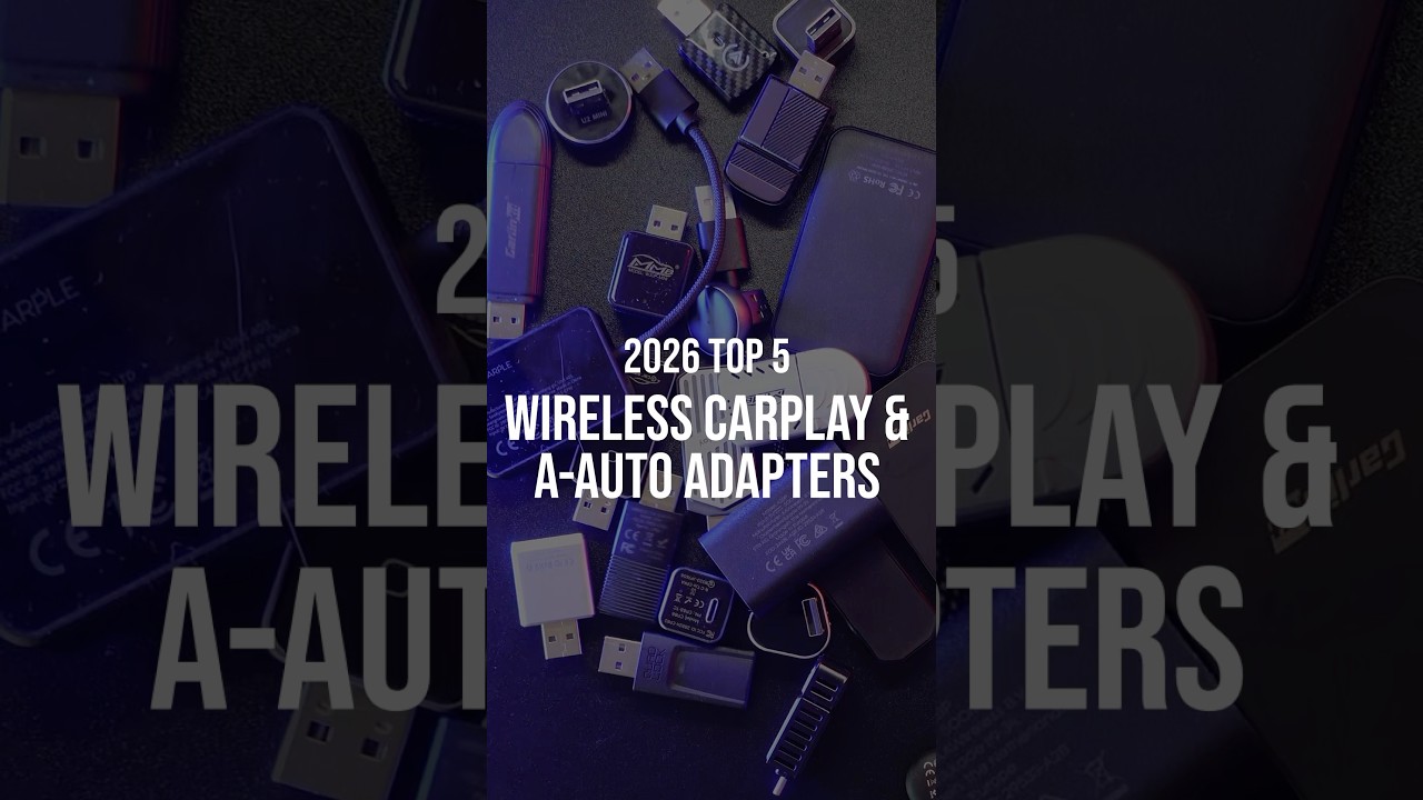 My TOP 5 Wireless Adapters for Apple CarPlay & Android Auto in 2026 #wirelessadapter
