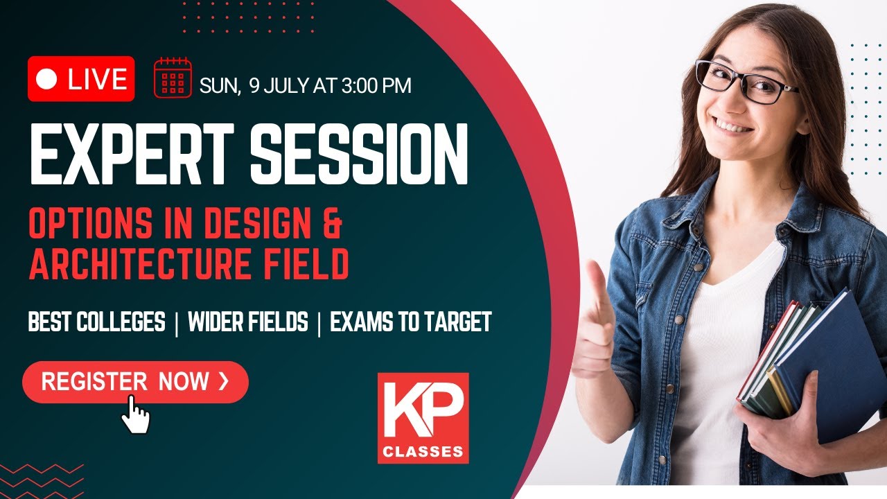 Options in Design and Architecture Field - Expert Session | Registration link in description