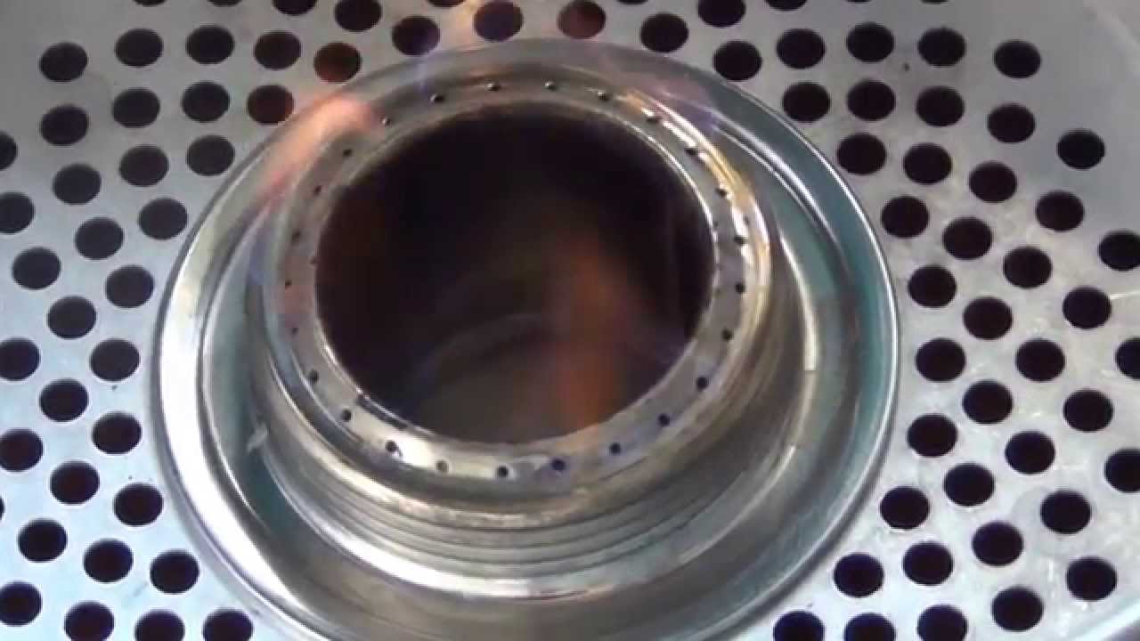 Trangia 602500 Spirit Burner with Screw Cap burn test