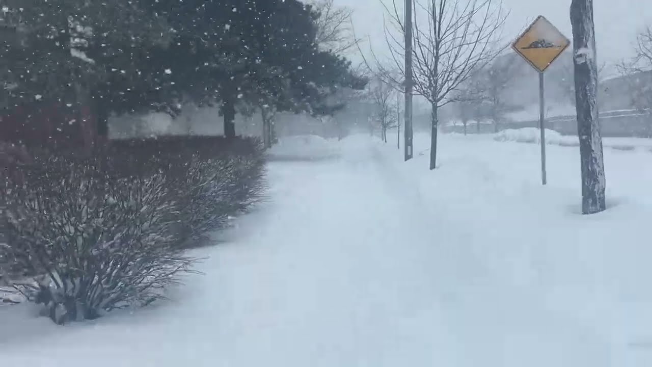 Heavy snowfall Today in Canada 🍁❄️☃️18/2/2026