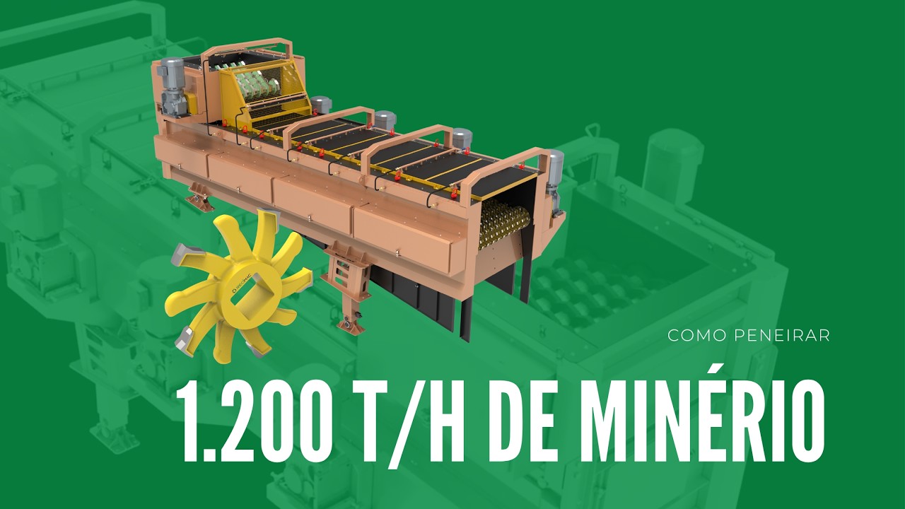 Robust Star 19 RME 700: peneiramento dinâmico de minério úmido em larga escala