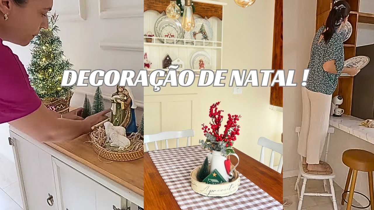 DECORANDO A CASA PARA O NATAL IDEIAS GASTANDO BEM POUCO!