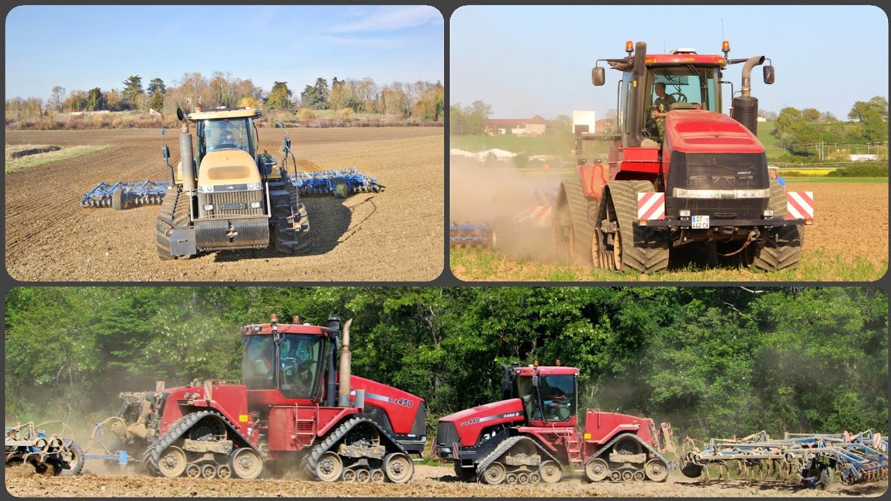 Préparation de sol 100 % chenille [ Challenger / Case IH / Köckerling ] !