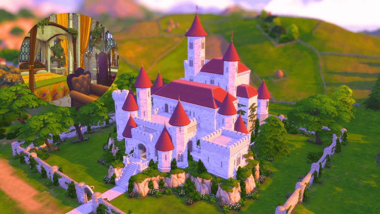 Давайте прогуляемся по замку Белоснежки — сохранение Disney | Файл сохранения Sims 4