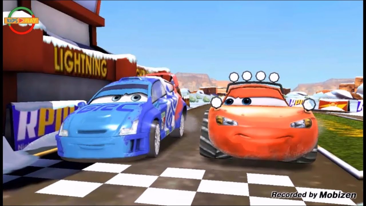 Cars 2 Fast As Lightning McQueen vs Raoul CaRoule