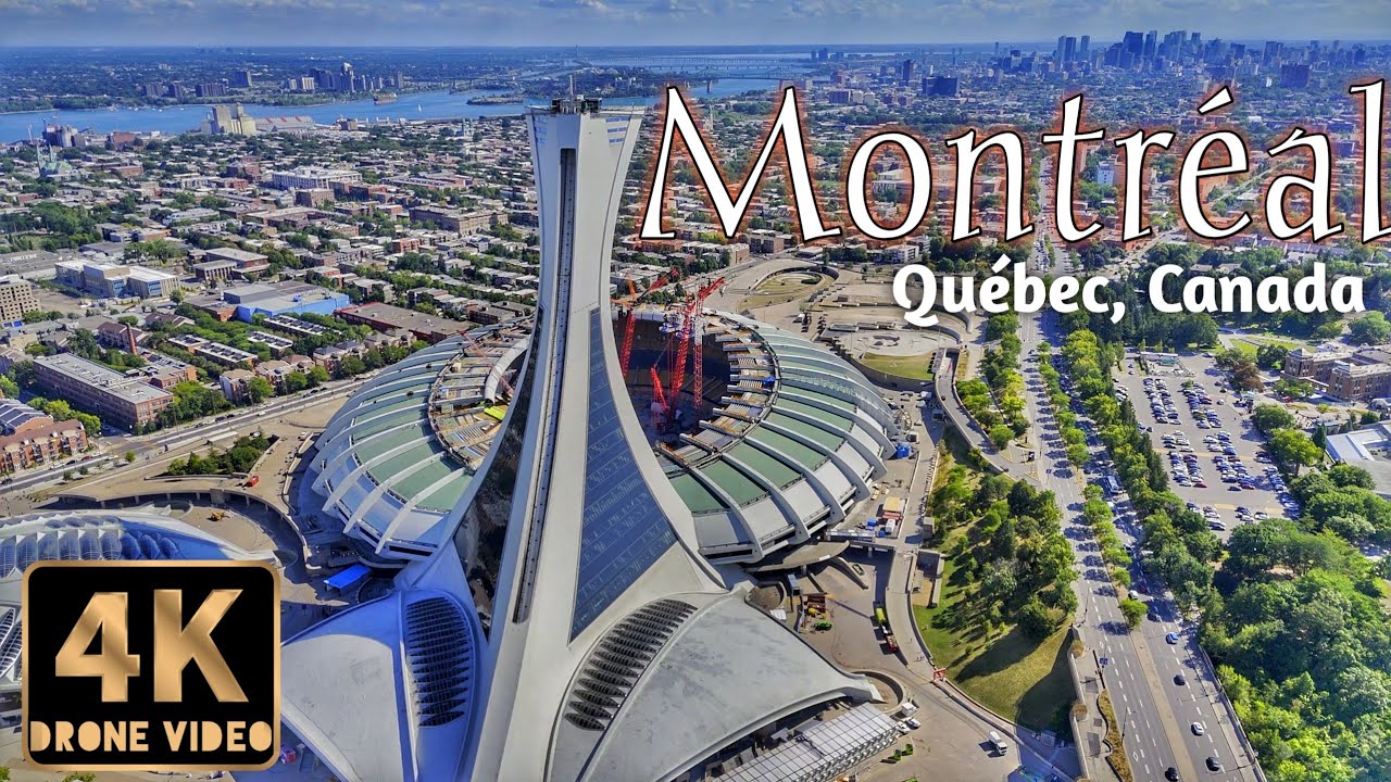 Montreal, Quebec, Canada 4K HDR Drone