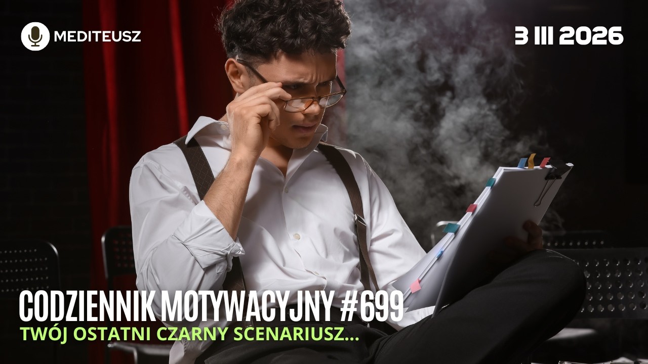 CODZIENNIK MOTYWACYJNY #699 3 III 2026 TWÓJ OSTATNI CZARNY SCENARIUSZ....!!!