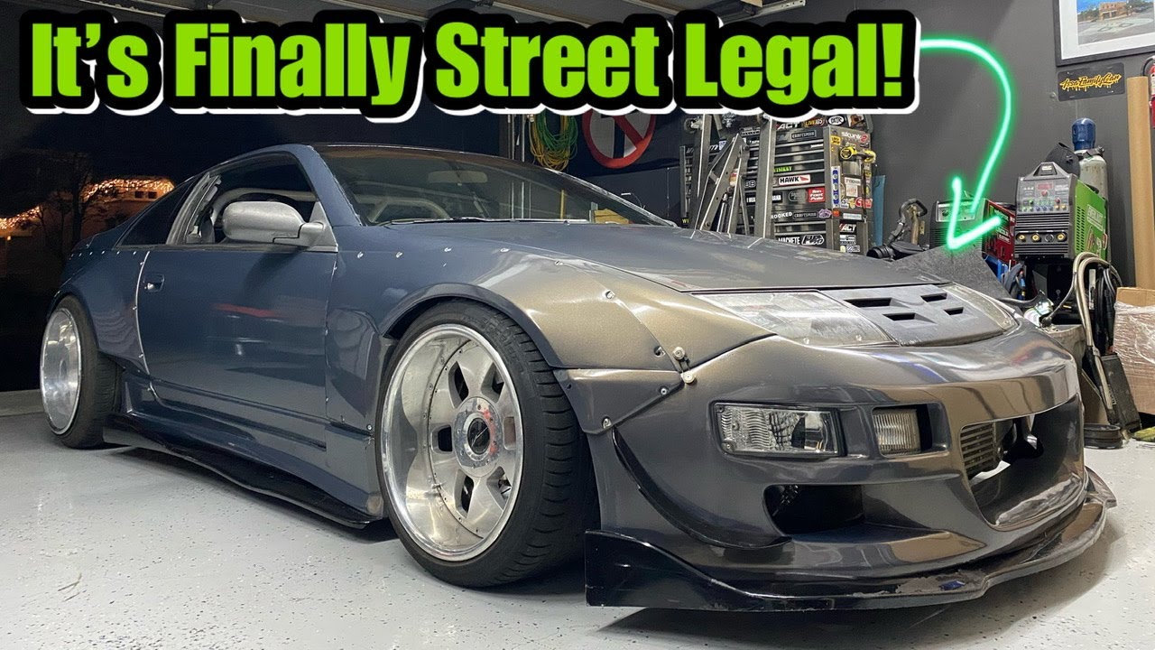 After Years Of Sitting, It's Finally Legal! I can Drive The Z32 On The Streets now!!