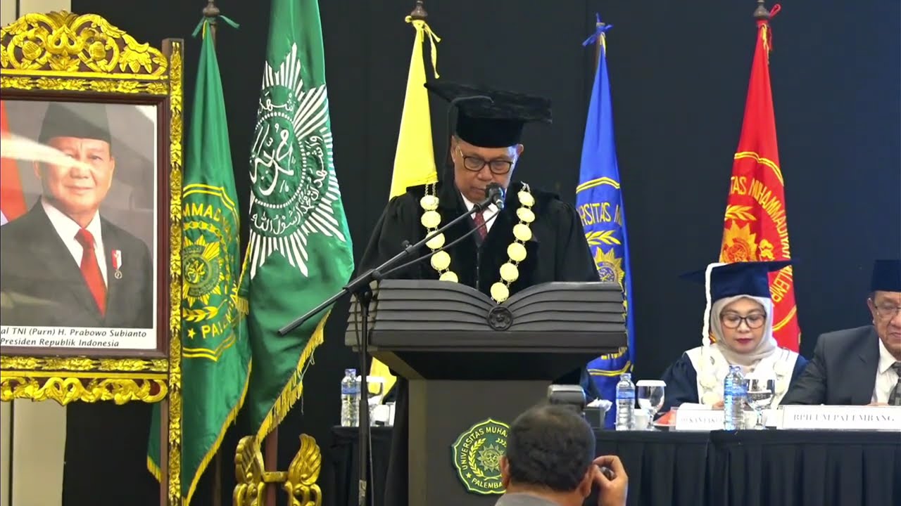 Sidang Senat Terbuka Wisuda Ke 77 Sesi 2 Universitas Muhammadiyah Palembang
