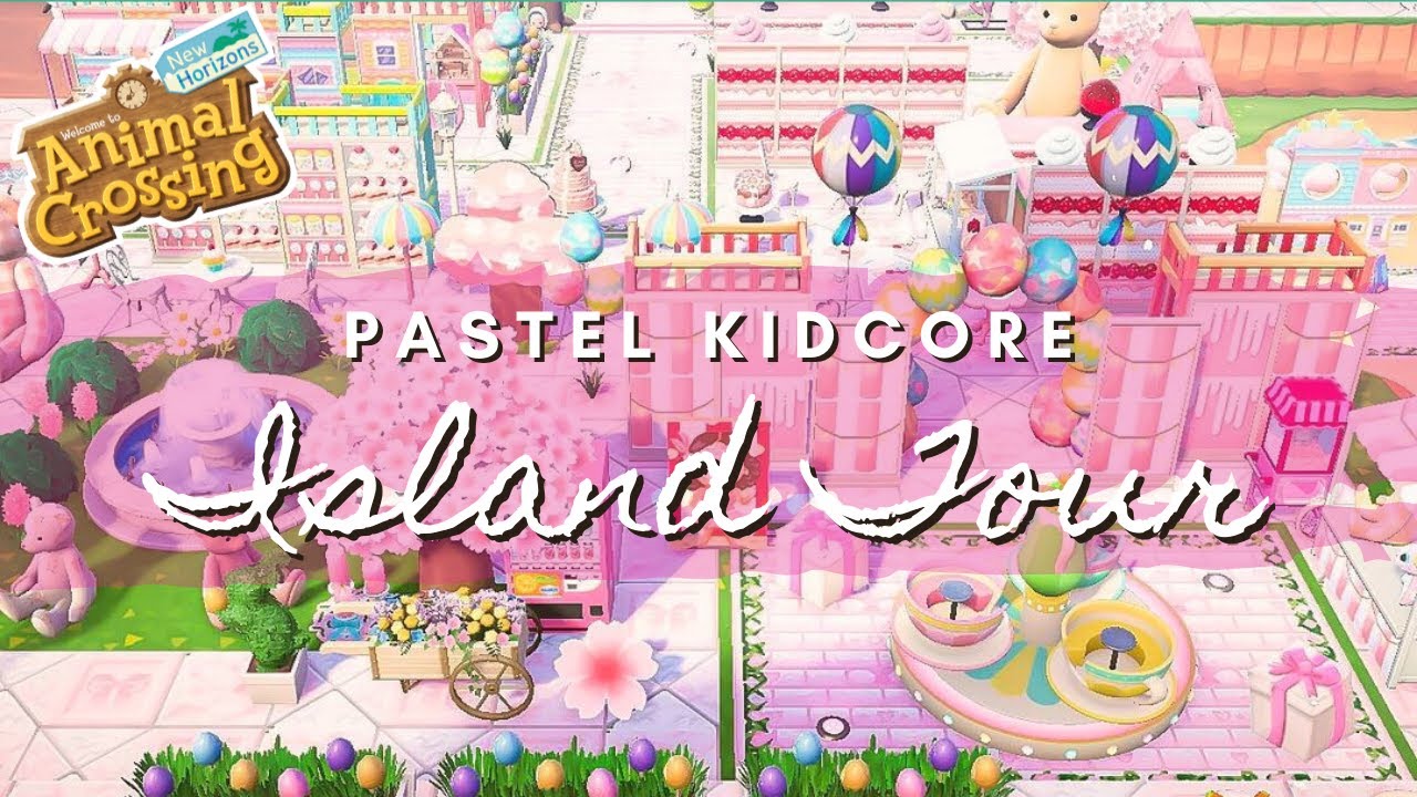 PASTEL KIDCORE+ MELANIE MARTINEZ INSPIRED ISLAND TOUR | Animal Crossing New Horizons