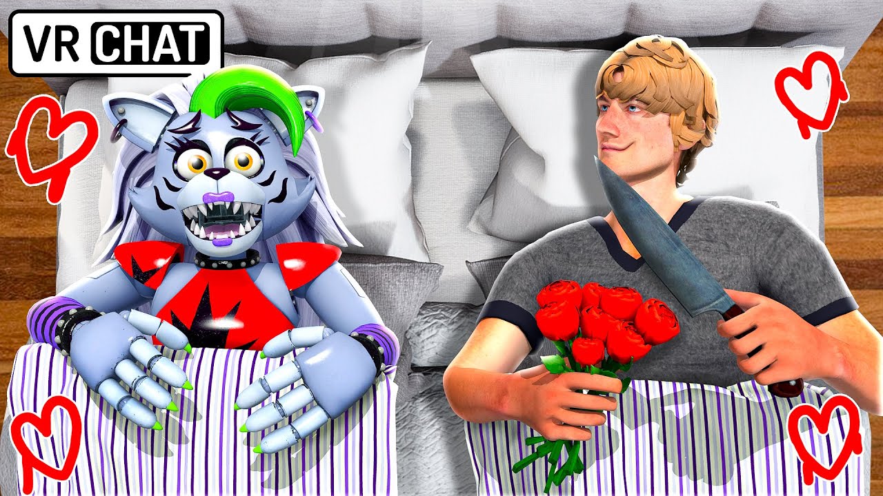 SLEEPOVER with CRAZY FAN BOY in VRCHAT