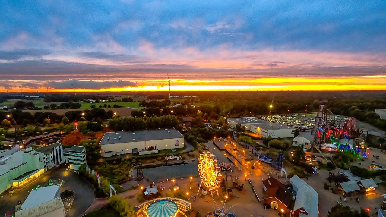 The High Fall Onride + DownView (Halloween) - Movie Park Germany
