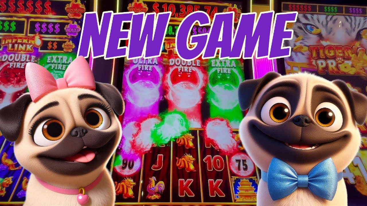 This NEW Game is In Tune with My OCD! Inferno Link Slot Machine | Gambling Pugs