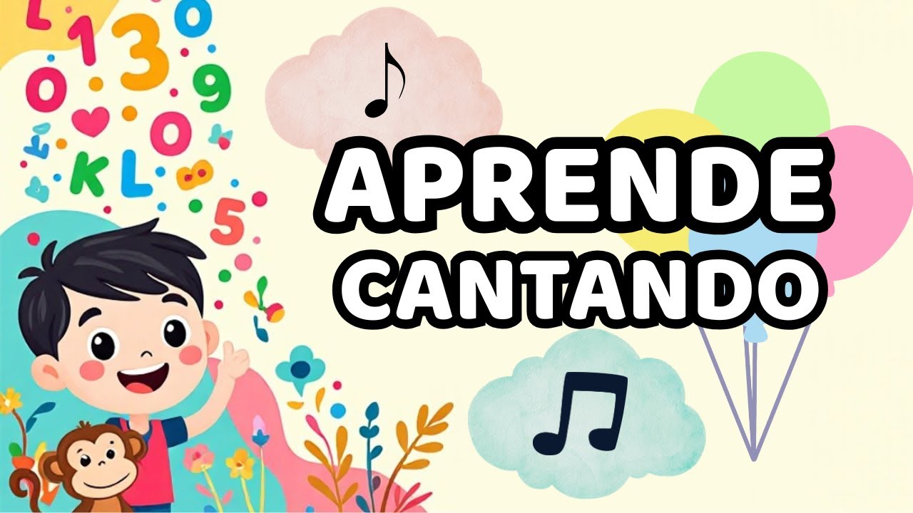 1 hora de Canciones Educativas para Niños 🎶 – Aprendemos Cantando 🎤