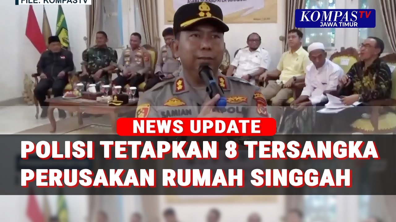 8 Orang Jadi Tersangka Perusakan Rumah Singgah Retret di Sukabumi