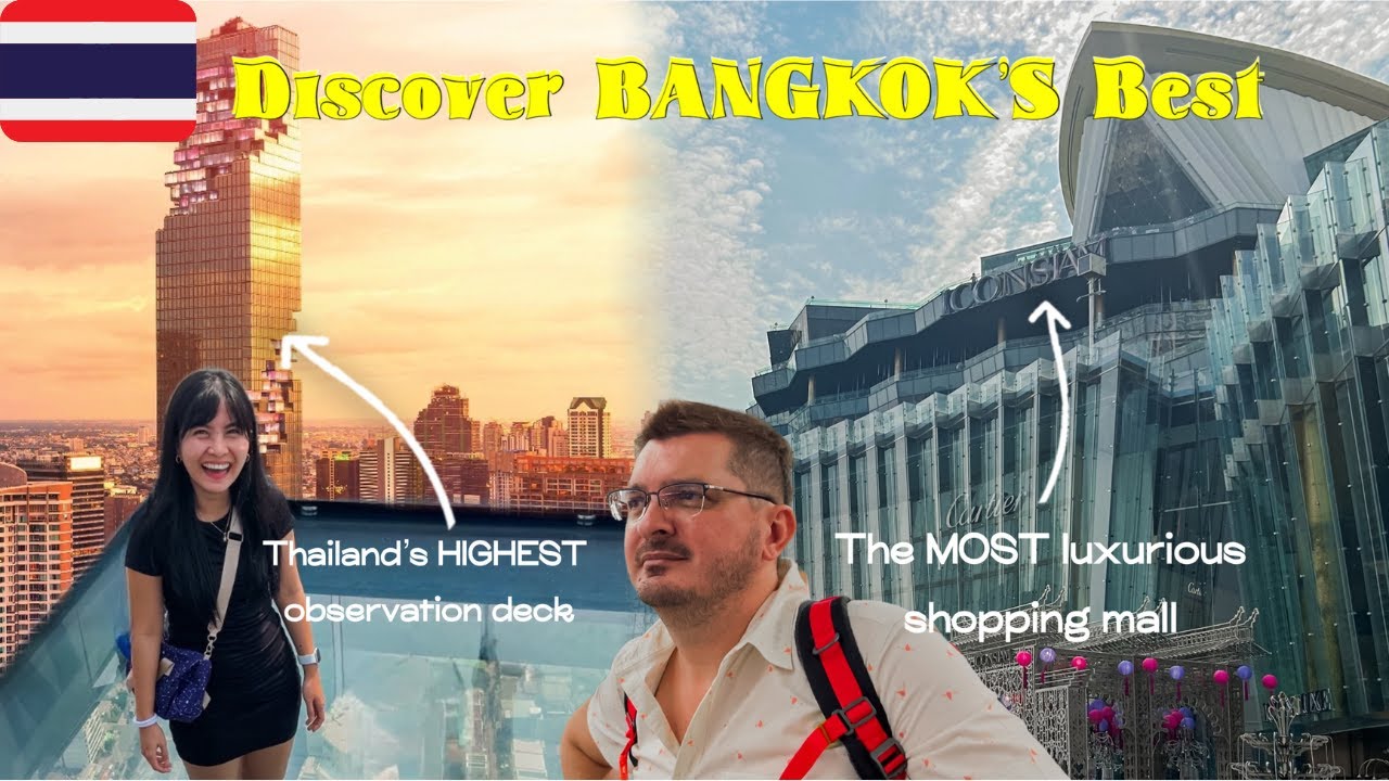 How to Spend a Day Exploring Iconsiam Mall and Mahanakhon Skywalk? 🇹🇭