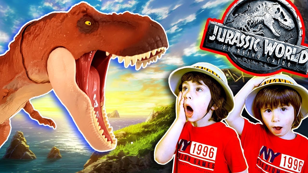 Exploramos la tienda de juguetes y encontramos DINOSAURIOS de Jurassic World !!