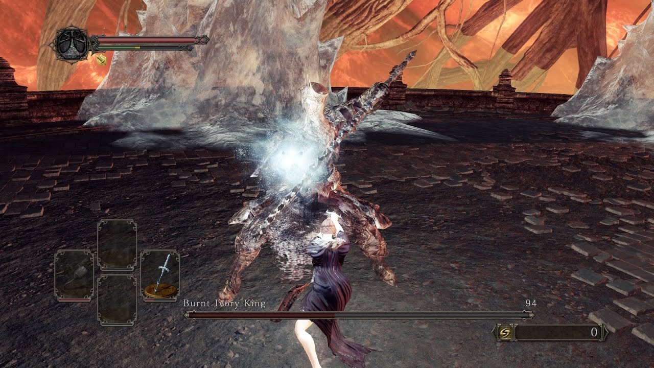 Burnt Ivory King - SL1 NG+7 CoC +0 no roll/damage rings