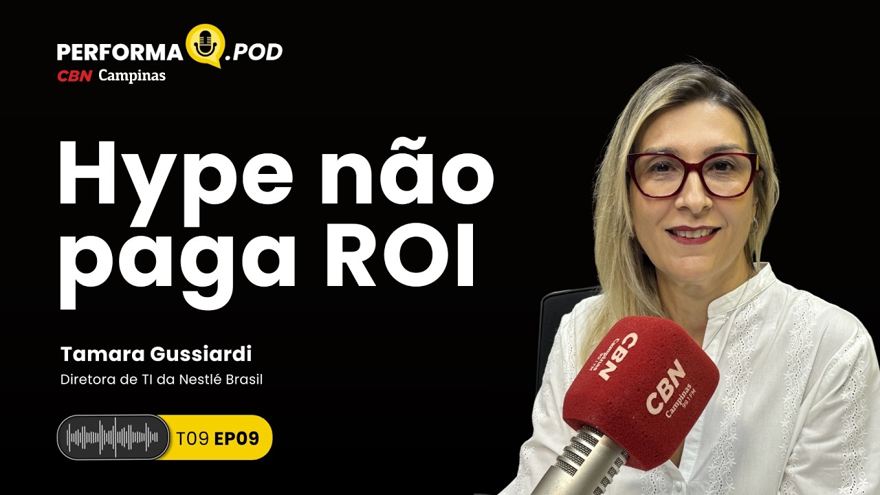 IA Generativa com Governança e Valor Real com Tamara Gussiardi | Performa Q. Pod. na CBN