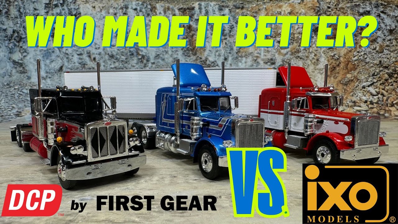 Кто делает лучший Peterbilt 359 в масштабе 1:64? Модели DCP и IXO
