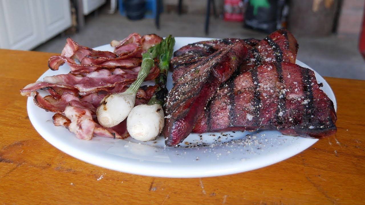 #88 grilovaná marinovaná vepřová játra