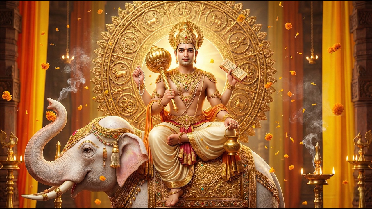 Wisdom & Education Mantra | ॐ ग्रां ग्रीं ग्रौं सः गुरवे नमः। Guru Beeja Mantra #kirtan #navgraha