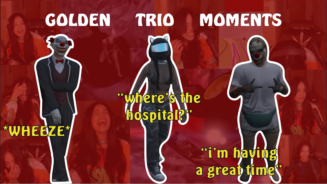 GOLDEN TRIO MOMENTS | GTA RP NOPIXEL 4.0