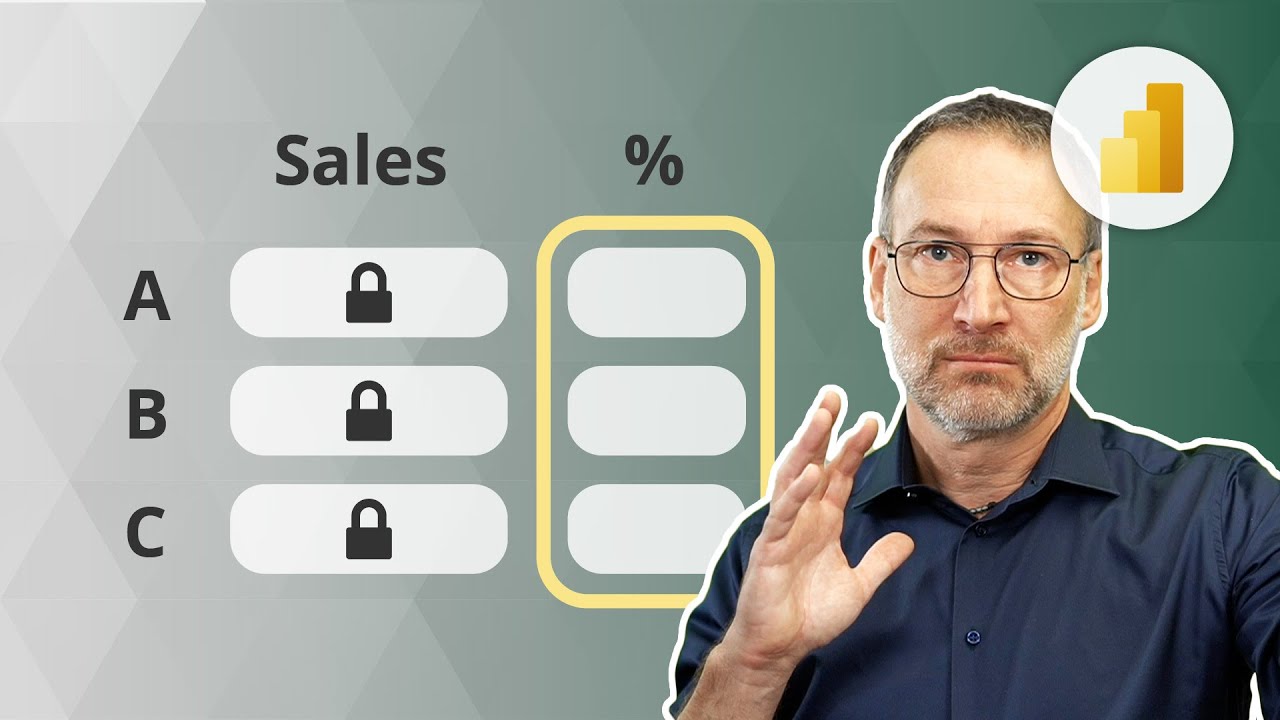 Computing accurate percentages with row level security in Power BI