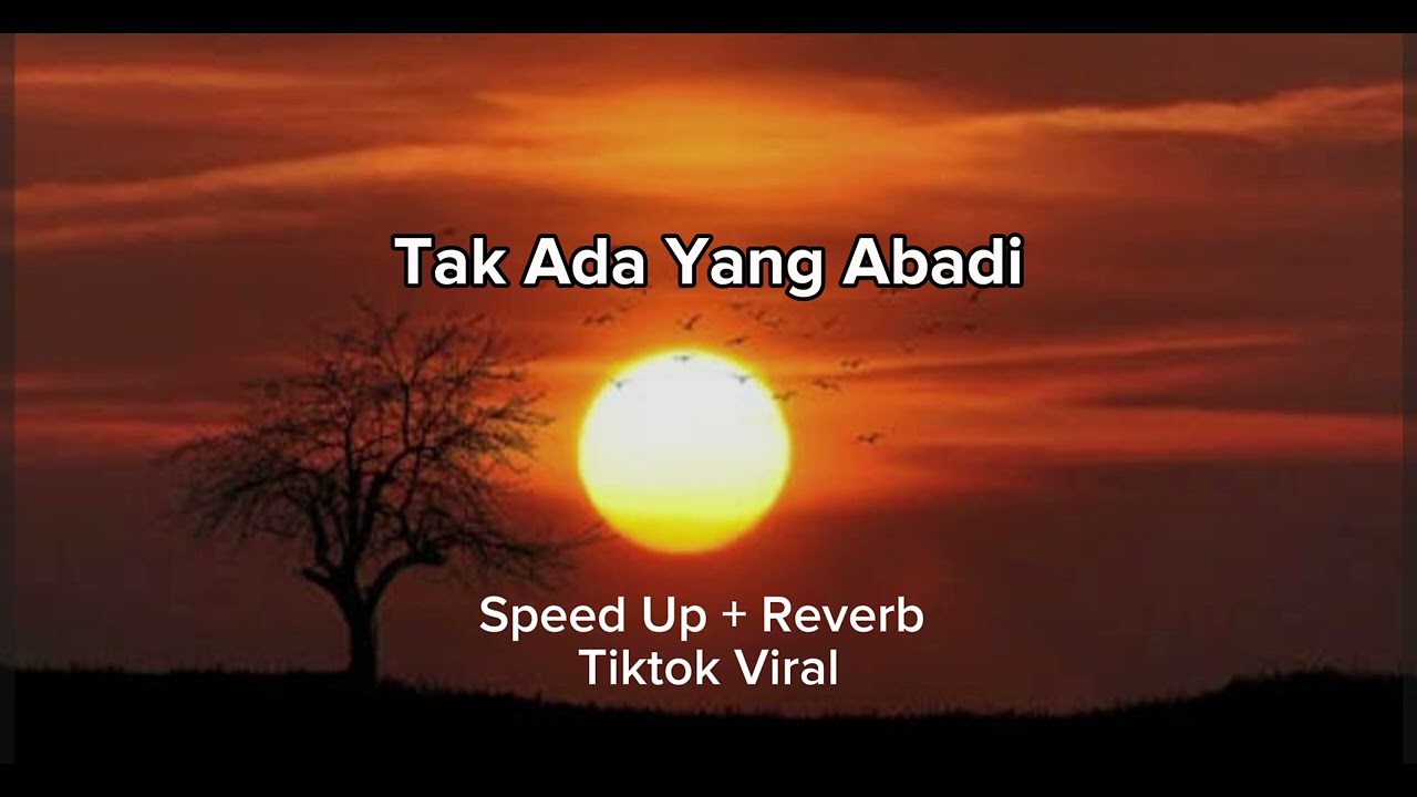 TAK ADA YANG ABADI - SAFIRA Speed Up + Reverb Viral Tiktok 