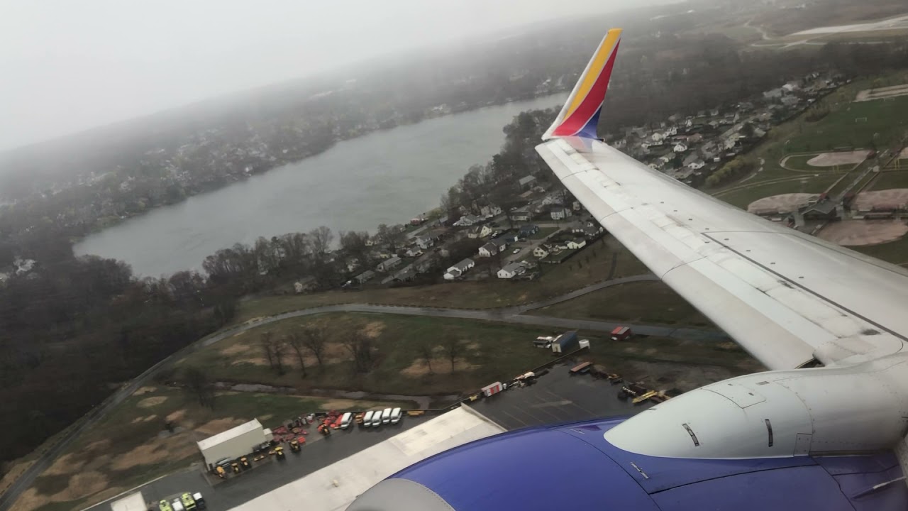 Southwest Rainy Day Takeoff from Providence