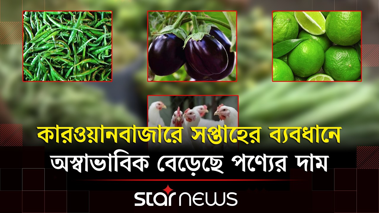 ঈদ সামনে রেখে চড়া রাজধানীর নিত্যপণ্যের বাজার | Karwanbazar| Market price | Star News