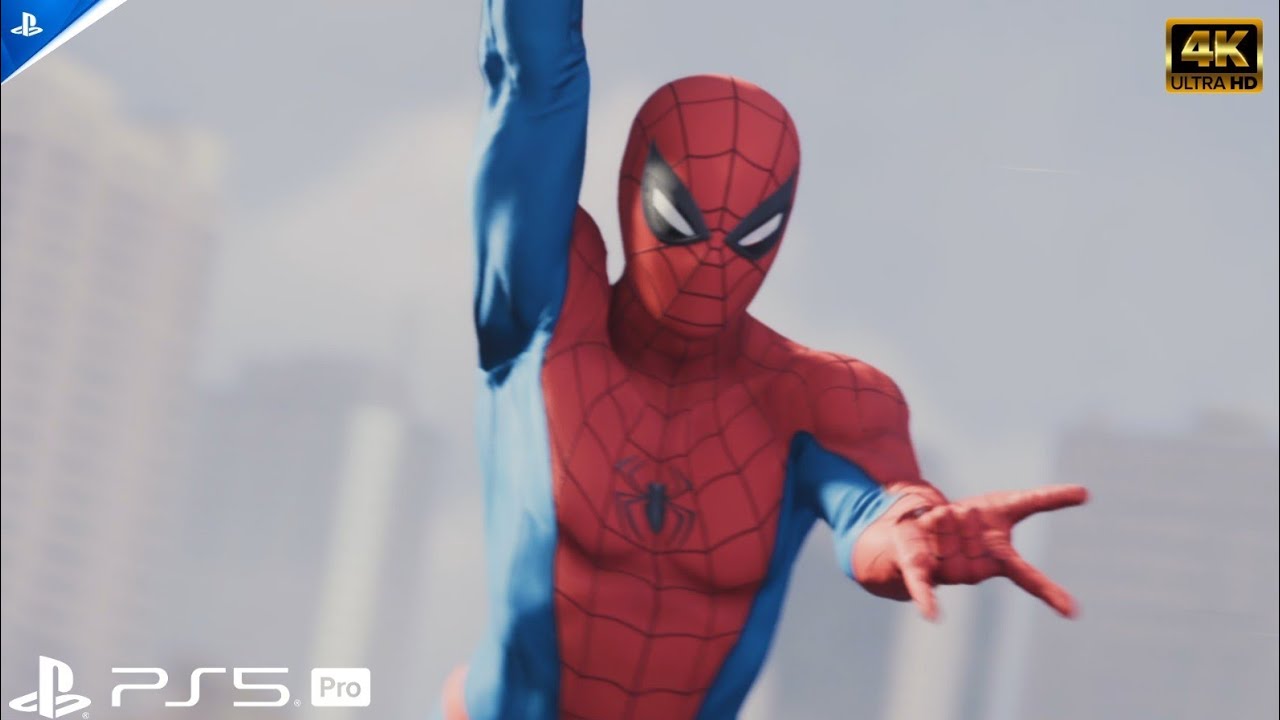 Marvel's Spider man Remastered ps5 pro 4k 60fps