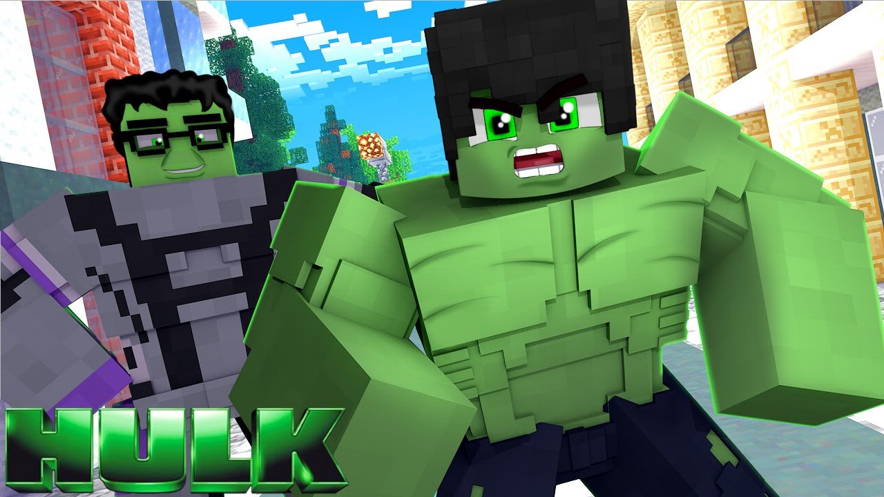 Minecraft - HULK S - O TREINAMENTO COM PROFESSOR HULK , O VINGADOR ! EP 2