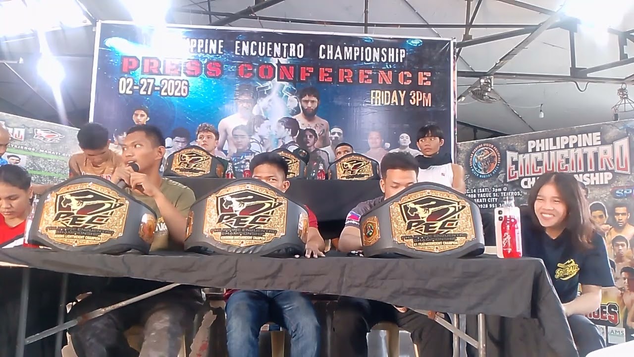 Philippine Encuentro Championship 49 Presscon (Part 4)