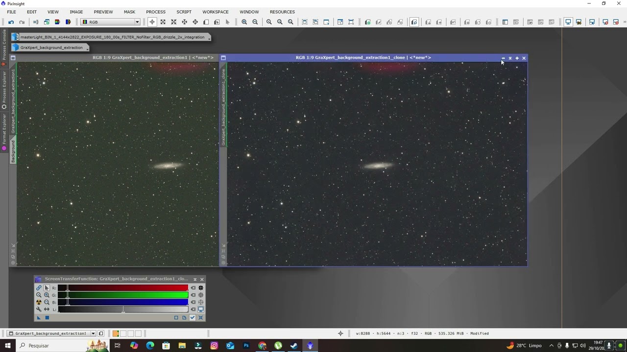 Pós processamento no PixInsight basico