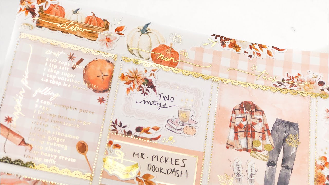 Plan with Me - Pumpkin Patch! Ft: Miss + Meow