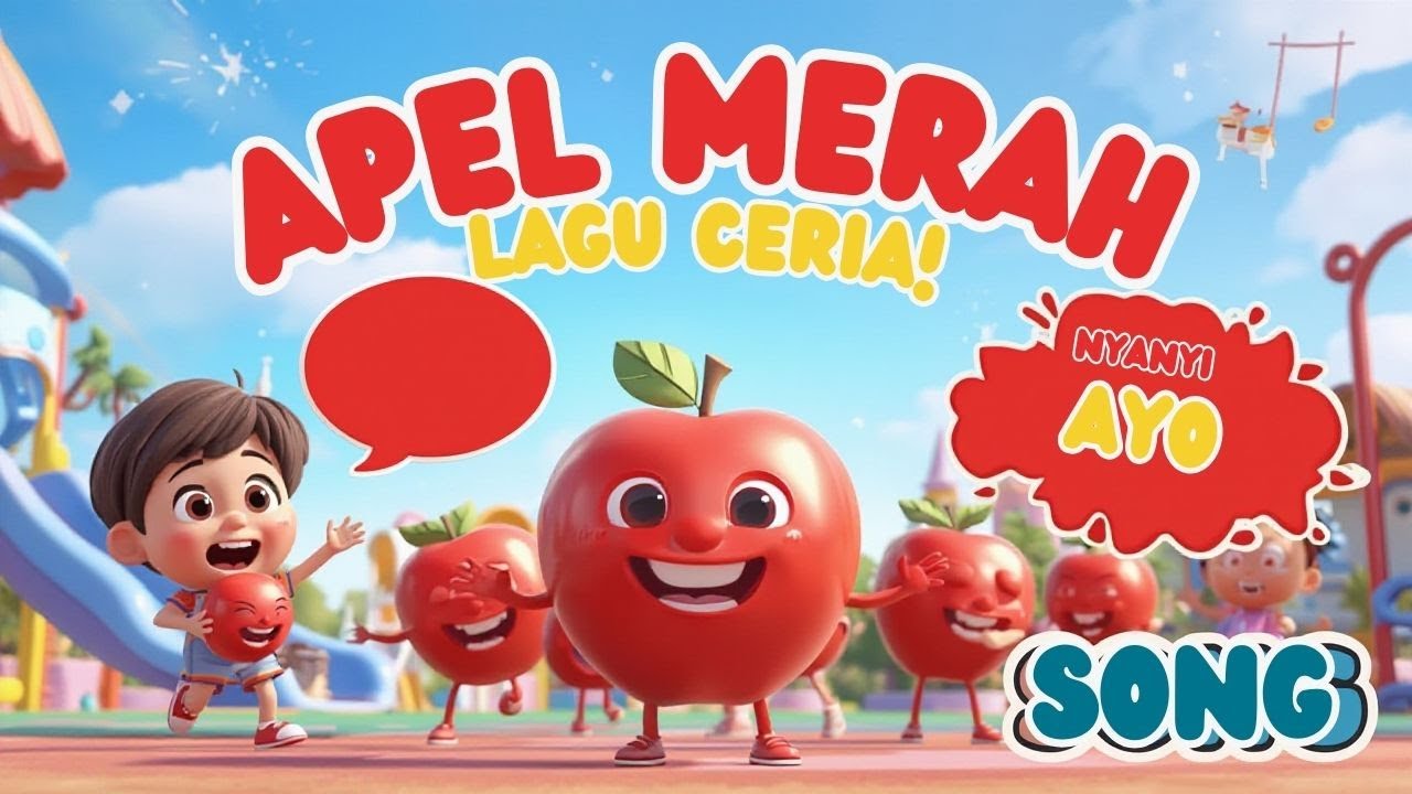 Apel Merah Bernyanyi 🍎🎶