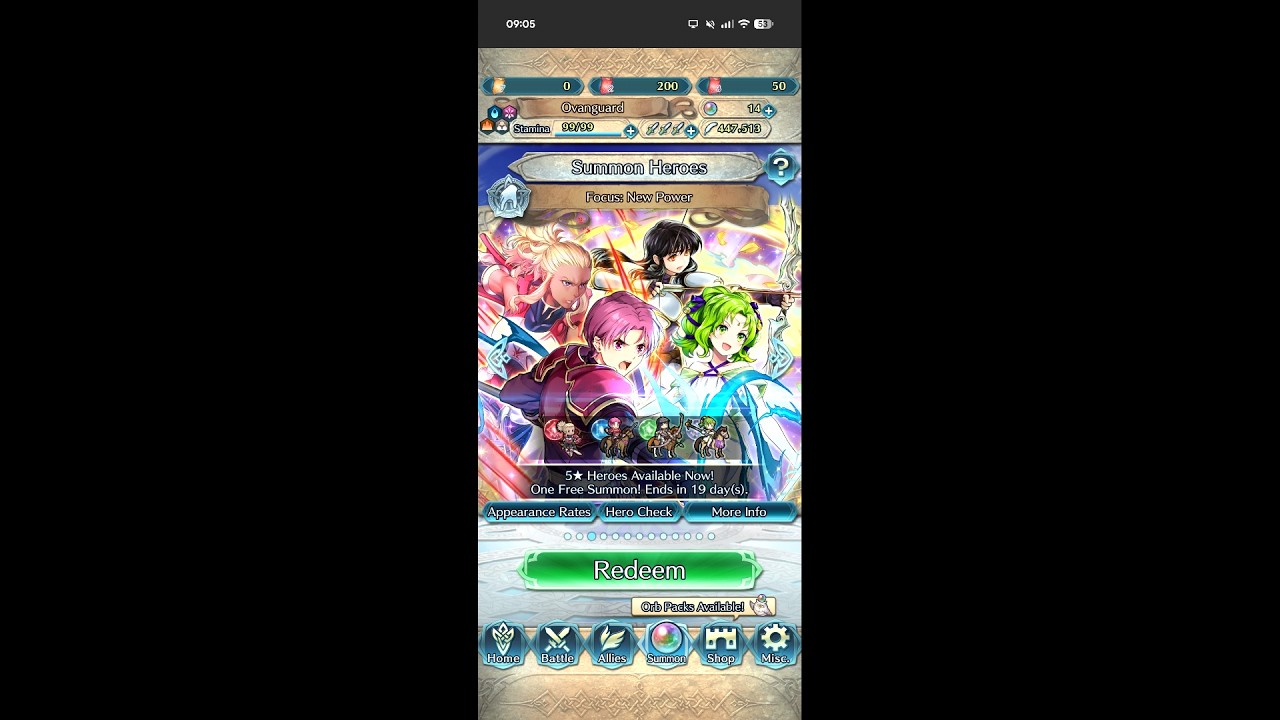 The next new powers banner is live for a while for Fire Emblem Heroes