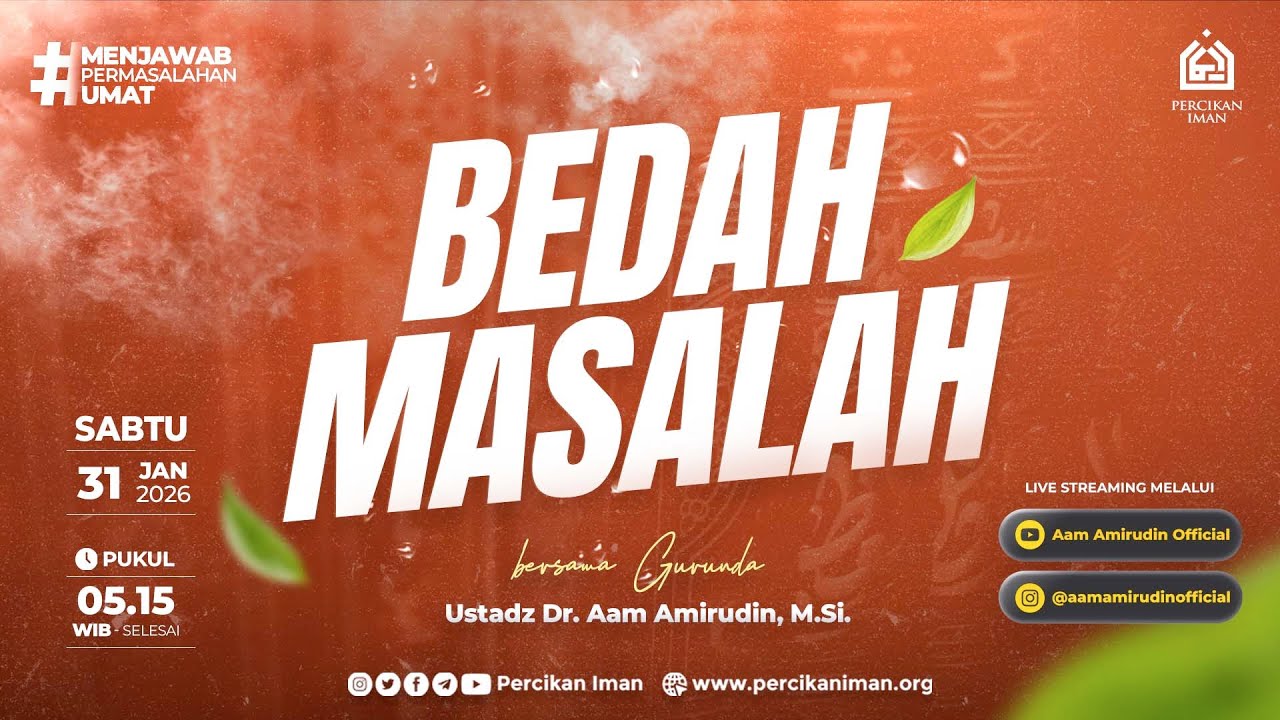[LIVE] Bedah Masalah I Sabtu, 31 Januari 2026