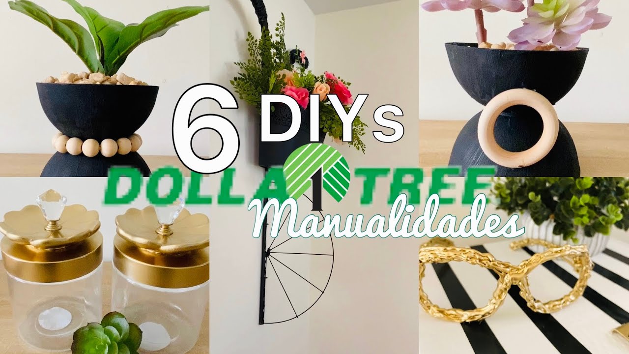 DOLLAR TREE DIY HOME DECOR/ IDEAS para DECORAR Dollar Tree/ Manualidades PRIMAVERA-VERANO/ Dossier