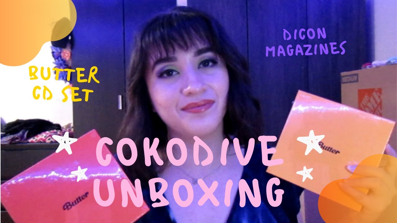 UNBOXING COKODIVE HAUL (BUTTER CD/DICON MAGAZINES)!!!