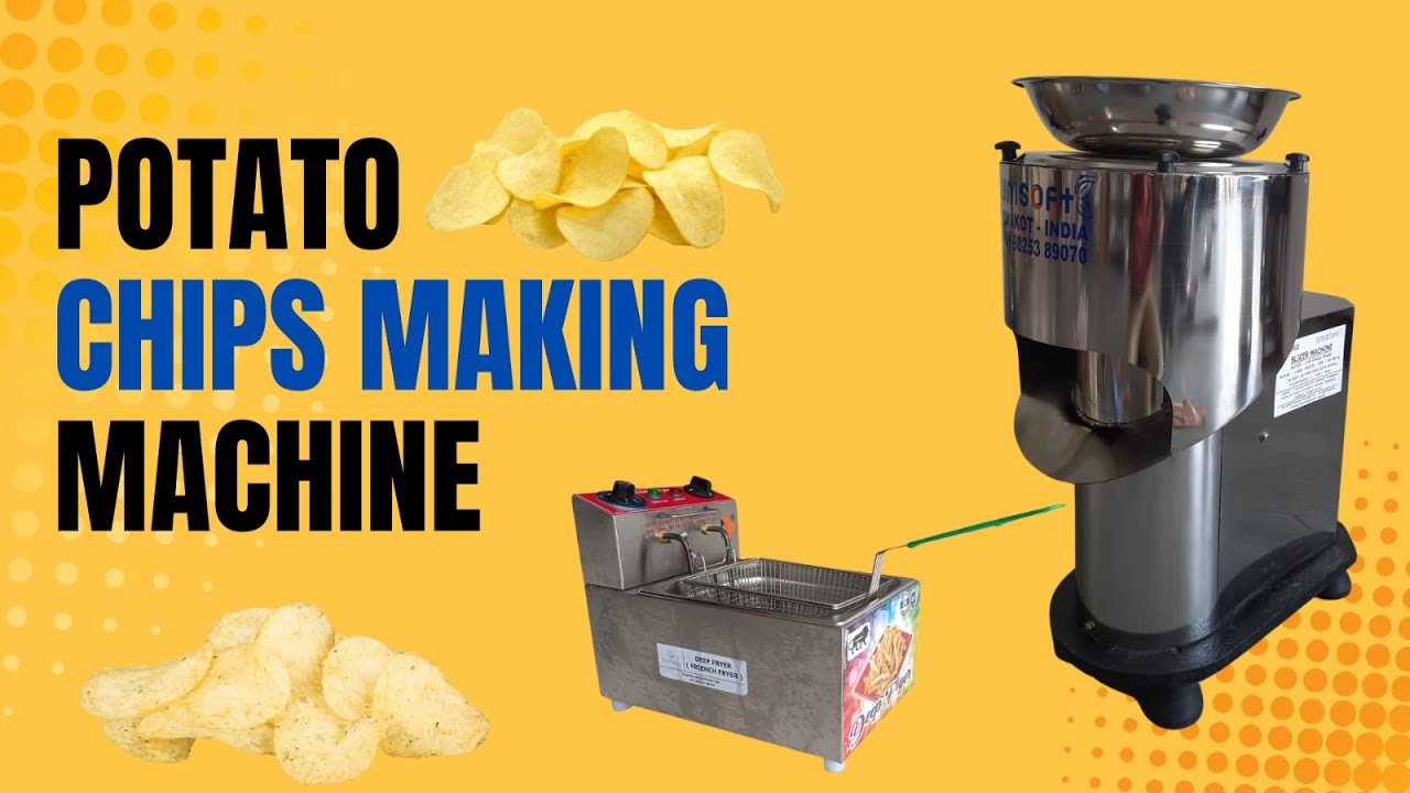 Potato Chips Making Machine | Automatic Chips Cutter & Fryer