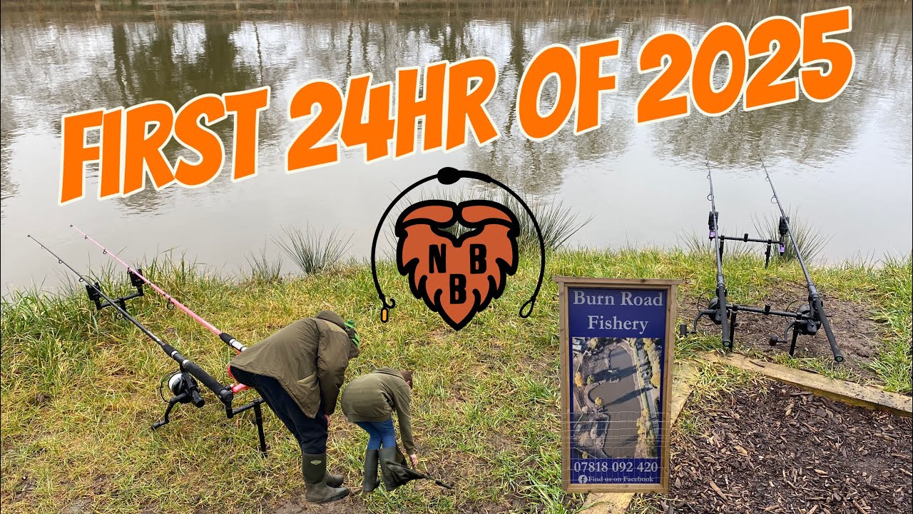 First 24hr carp fishing session of 2025 Burn road pond Selby
